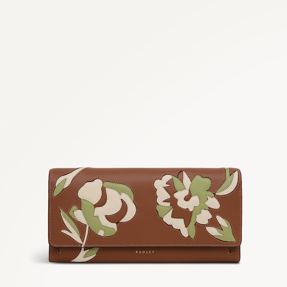 Floral Large Flapover Wallet - RSF13201