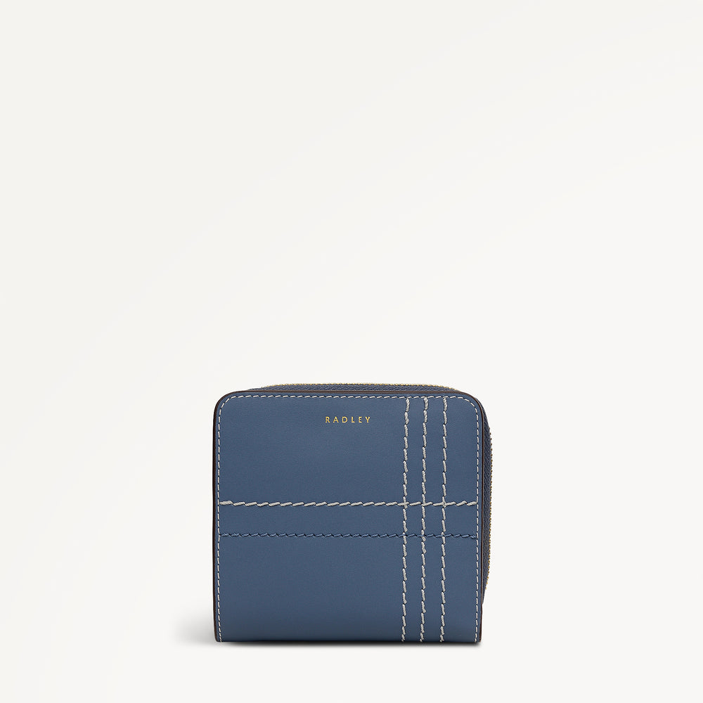 Calvert Way - Check Medium Zip Around Purse - RSF12302