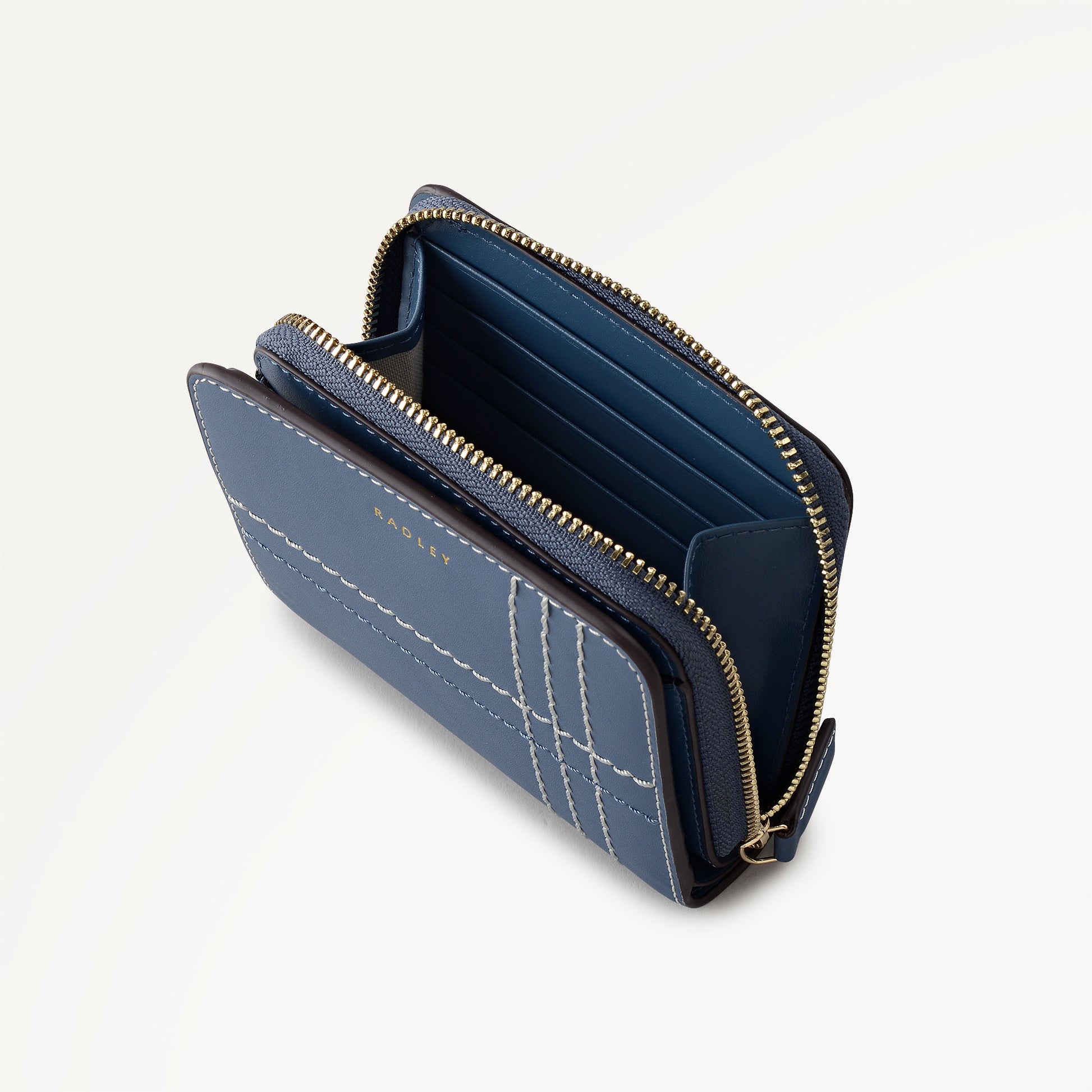 Calvert Way - Check Medium Zip Around Purse Utility - 113215