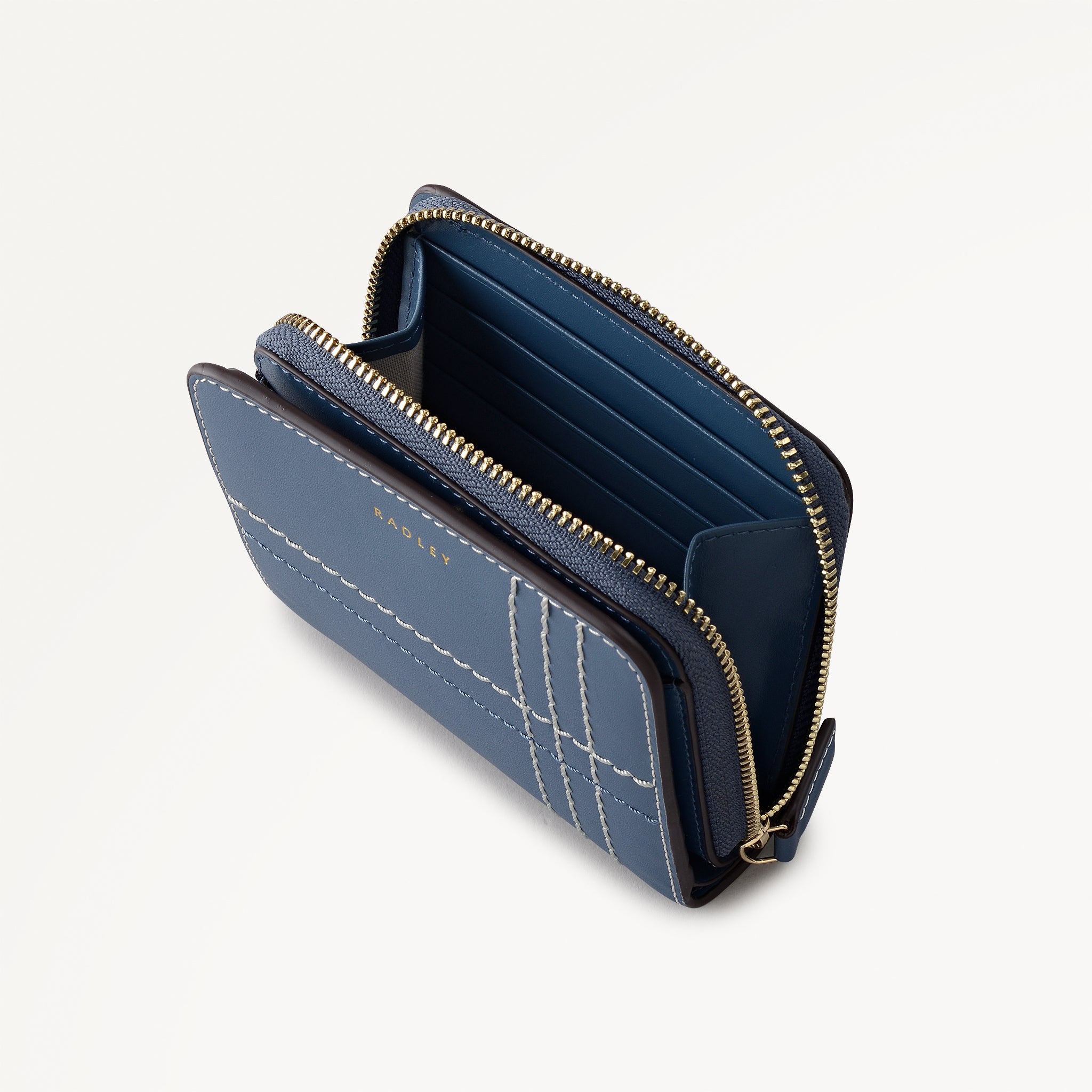 Calvert Way - Check Medium Zip Around Purse Utility - 113215