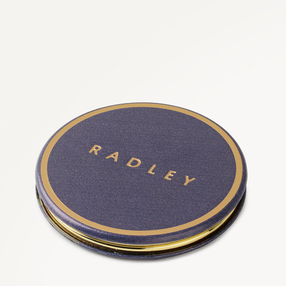 Radley Stardust Compact Mirror Dark Teal - 113224
