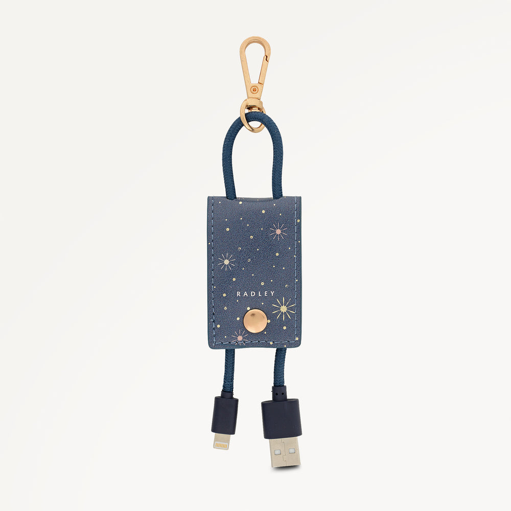 Radley Stardust Charging Cable in Teal - 113225