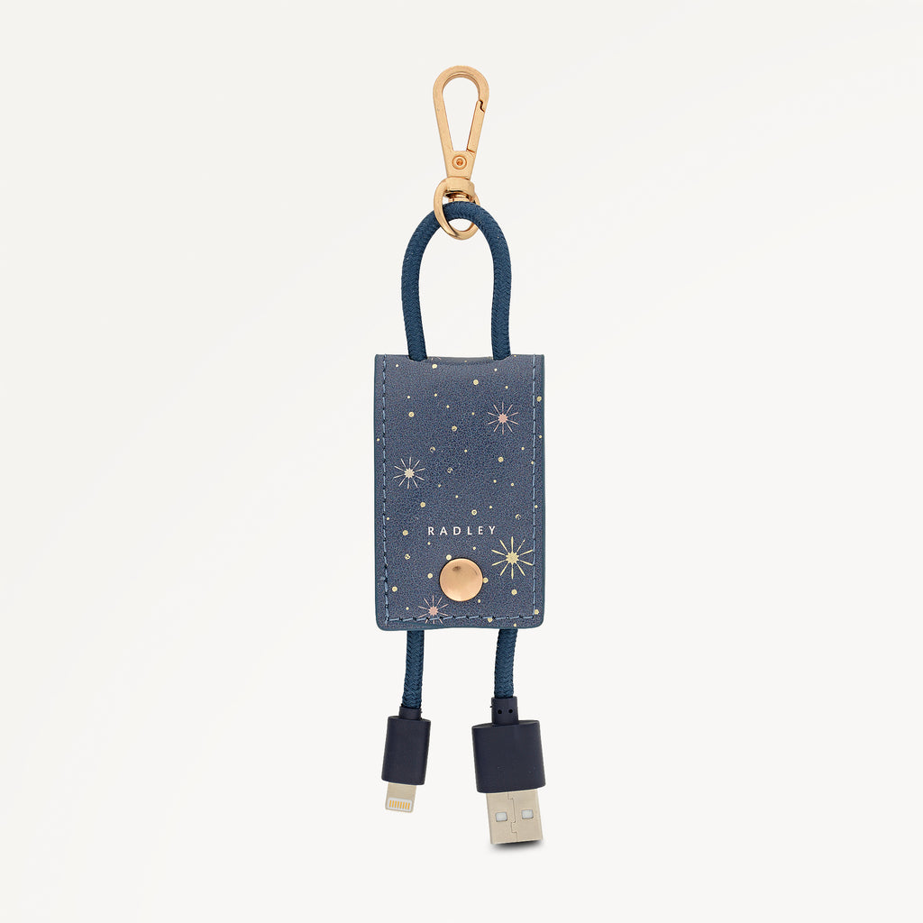 Radley Stardust Charging Cable in Teal - 113225