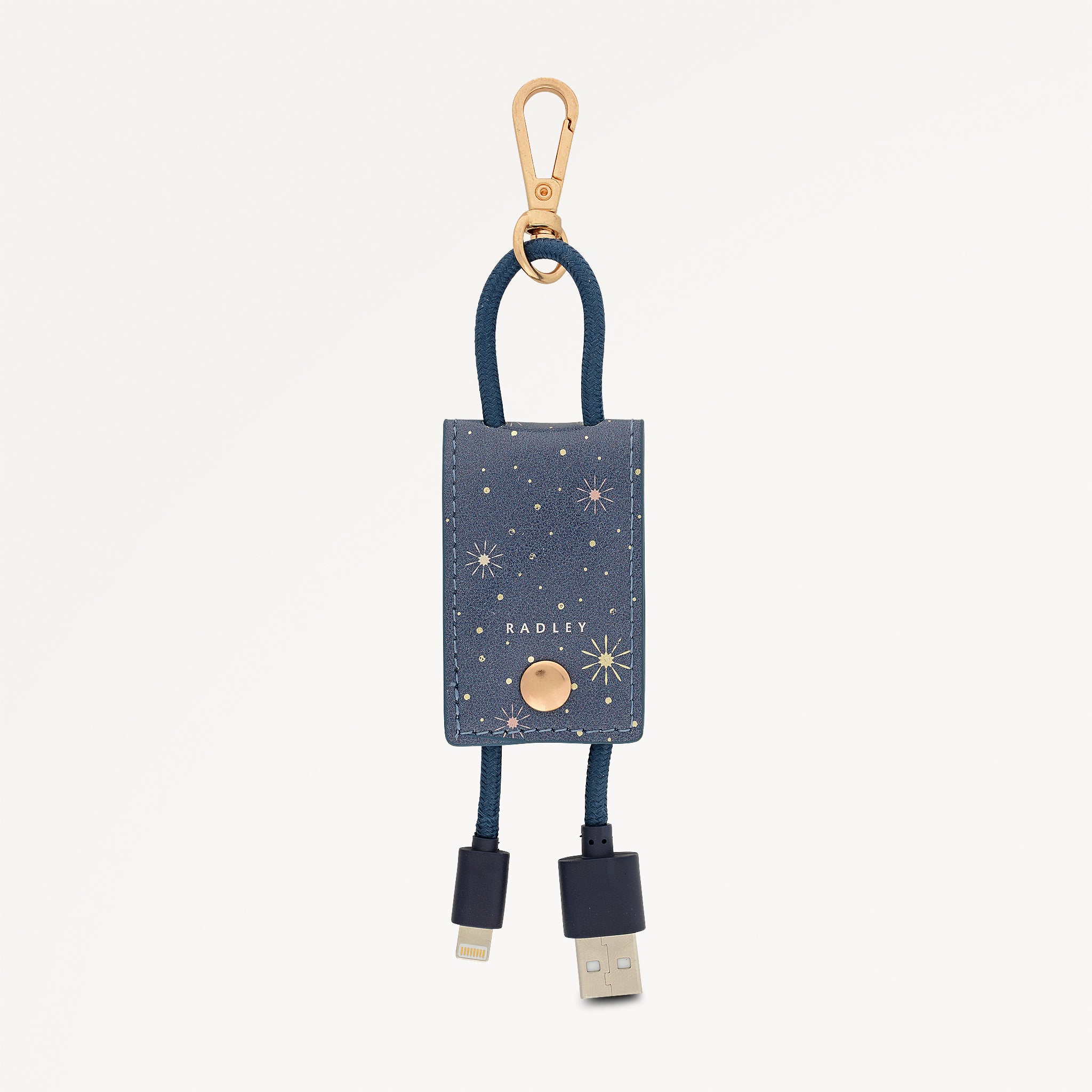 Radley Stardust Charging Cable in Teal - 113225