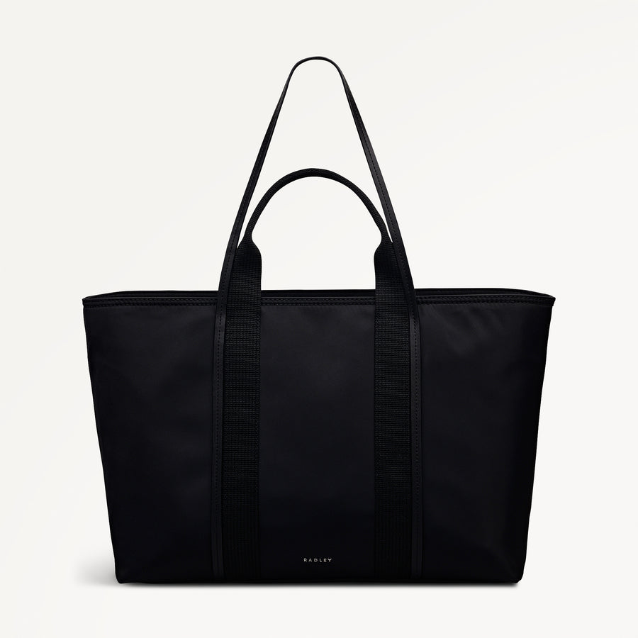Halley Row Large Ziptop Tote Black - 113234