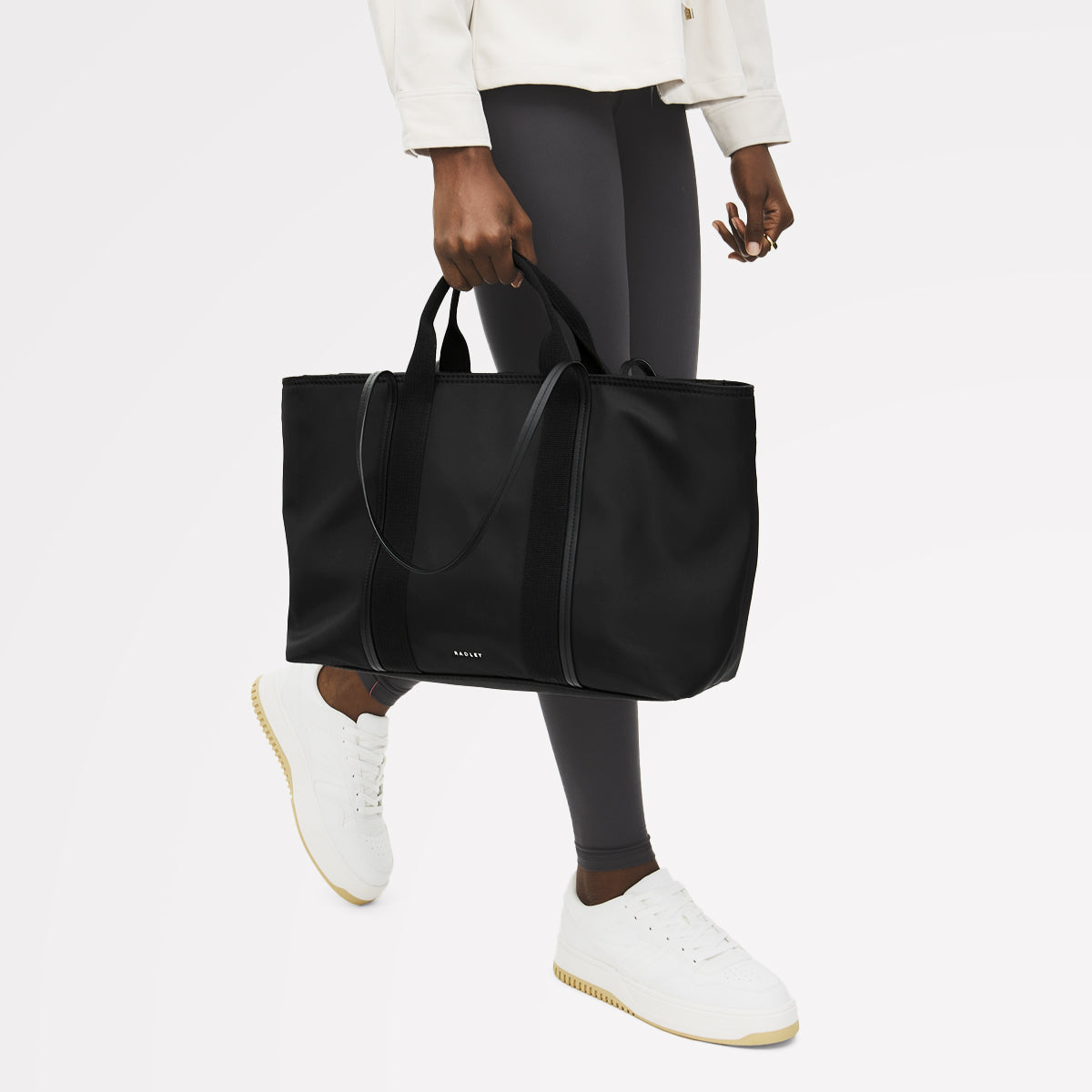 Halley Row Large Ziptop Tote Black - 113234