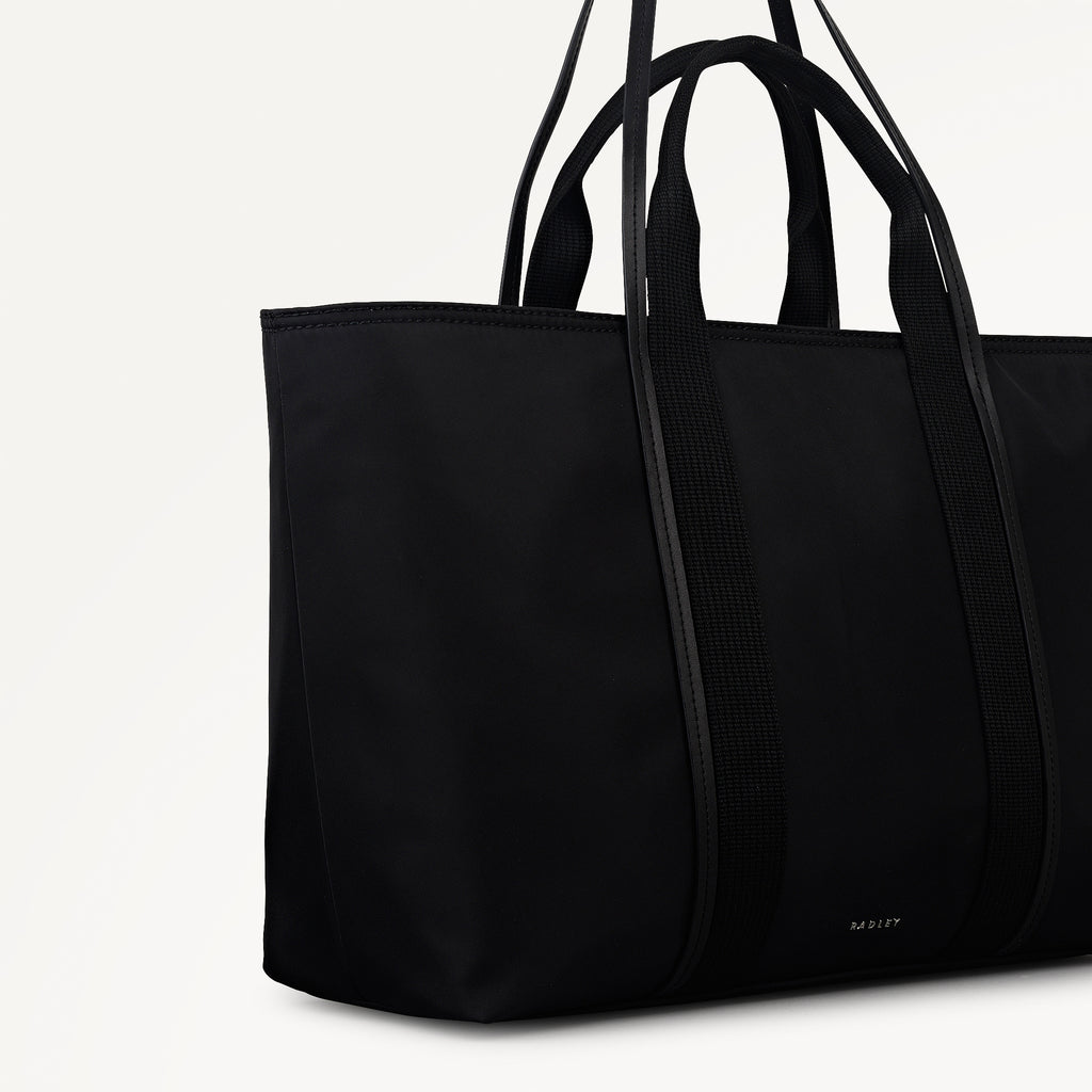 Halley Row Large Ziptop Tote Black - 113234