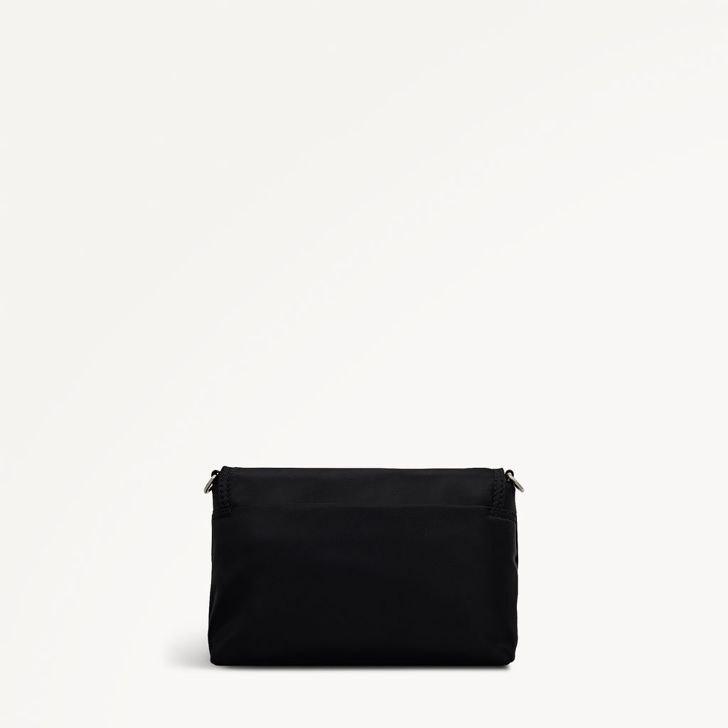 Halley Row Medium Flapover Cross Body Black - 113236