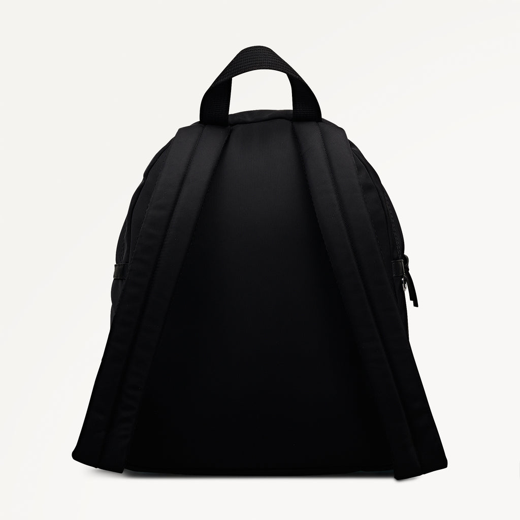 Halley Row Medium Ziptop Backpack Black - 113237