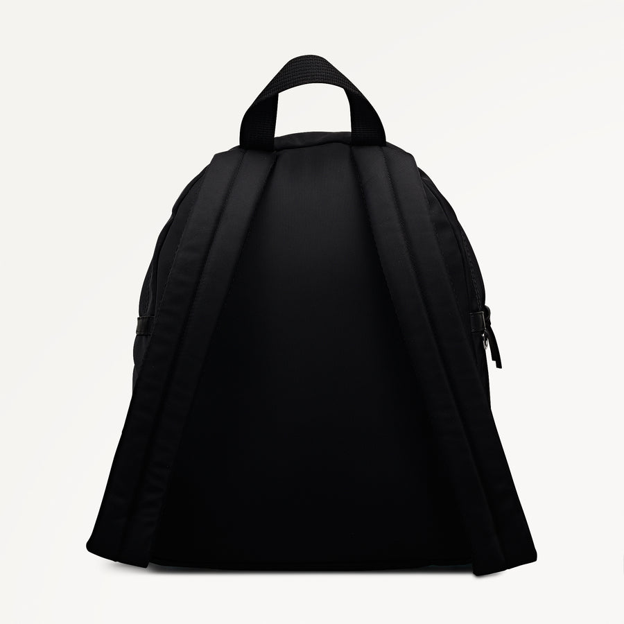 Halley Row Medium Ziptop Backpack Black - 113237