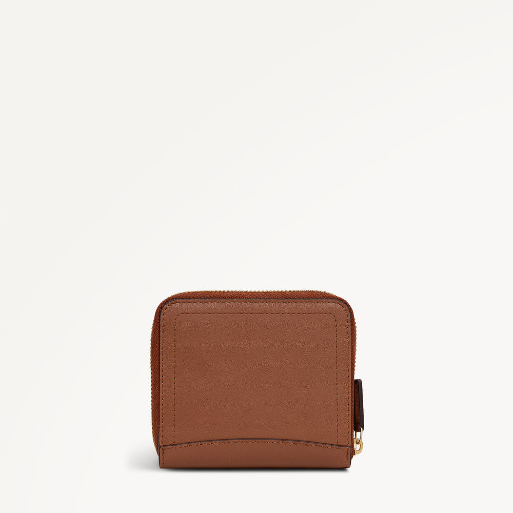 THE CHANCERY MEDIUM ZIP AROUND PURSE COGNAC - 113243