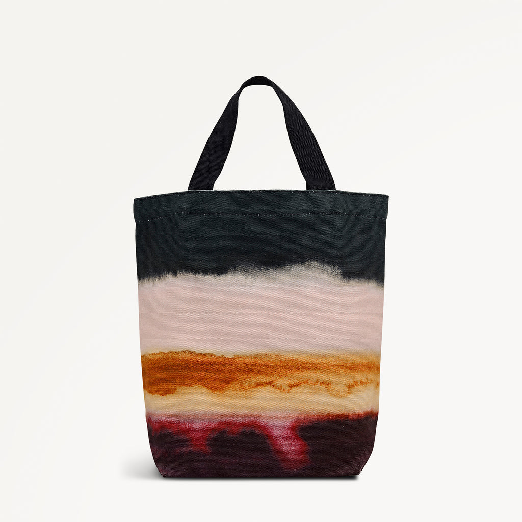 Ombre Stripe Small Open Top Grab Black - 113248