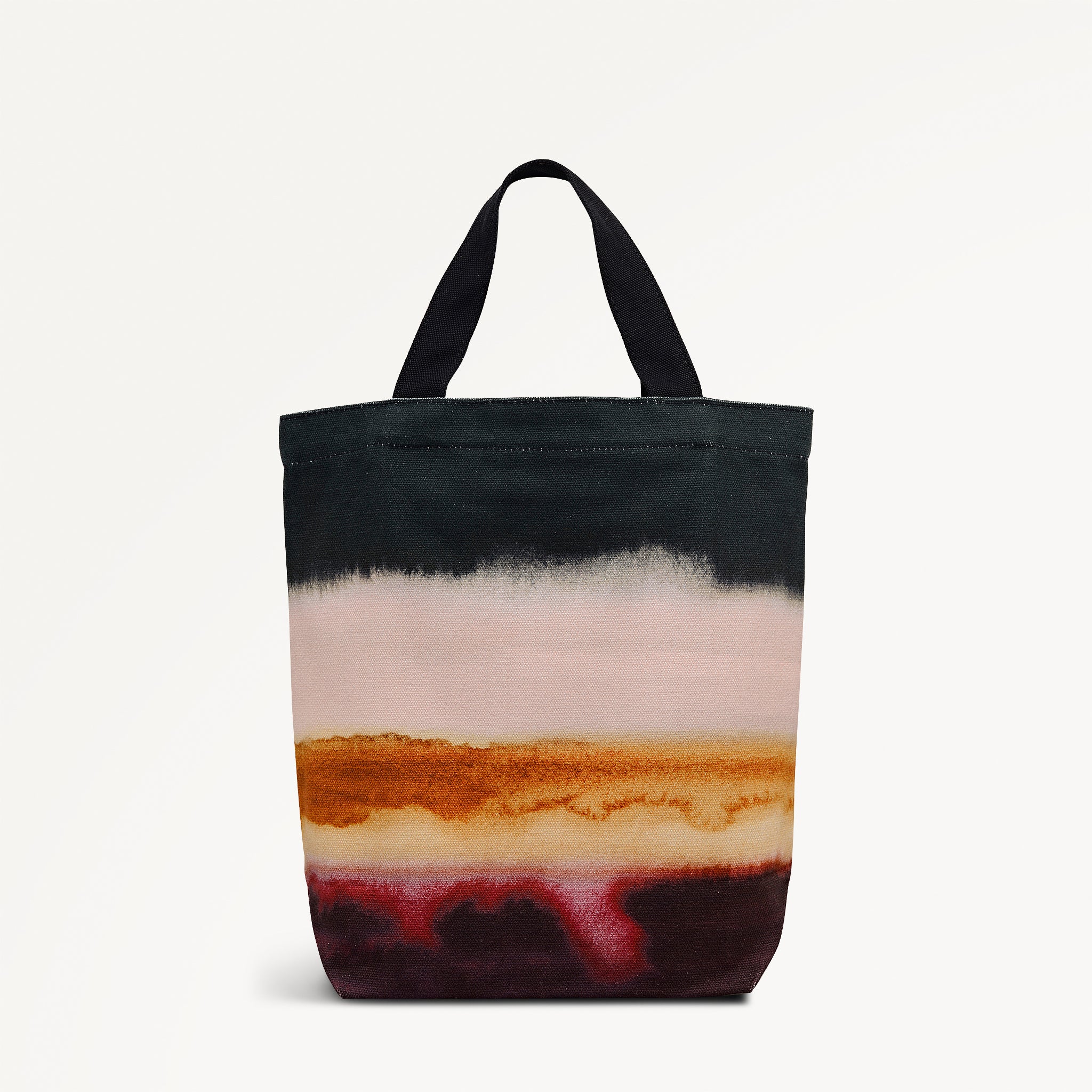 Ombre Stripe Small Open Top Grab Black - 113248