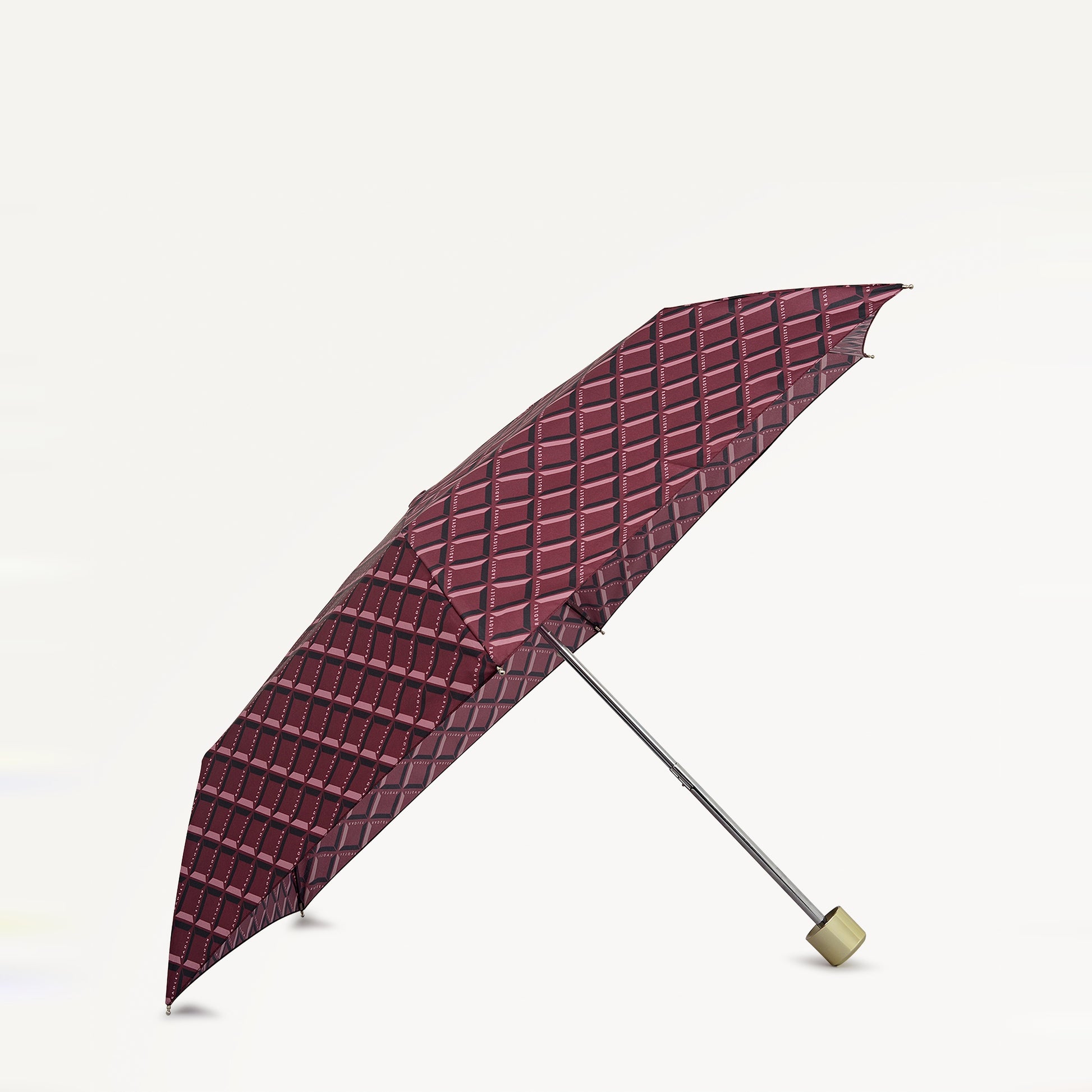Radley Geo Responsible Handbag Umbrella Dark Cherry - 113255