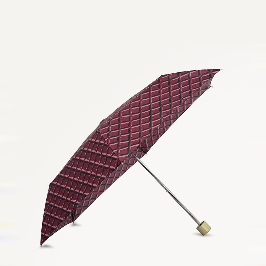 Radley Geo Responsible Handbag Umbrella Dark Cherry - 113255
