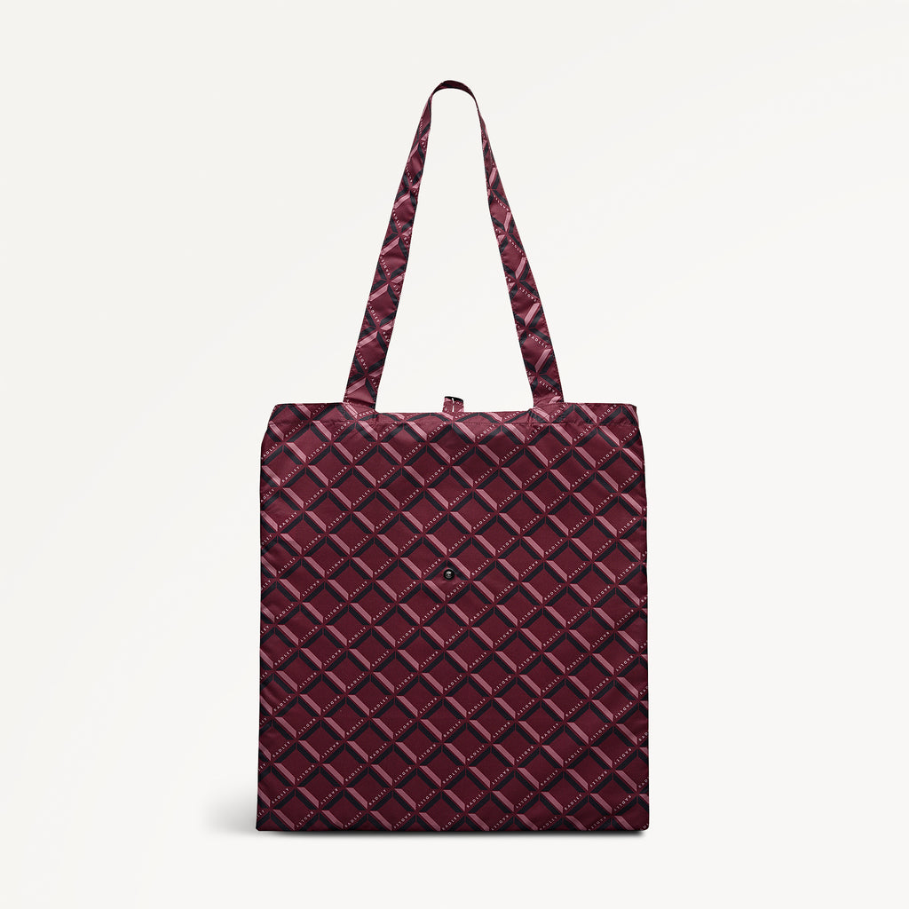 Radley Geo Responsible Foldaway Dark Cherry - 113256