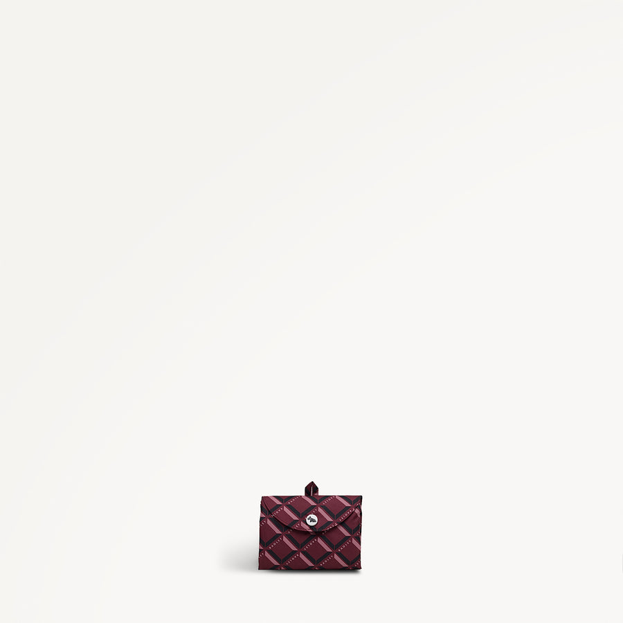 Radley Geo Responsible Foldaway Dark Cherry - 113256