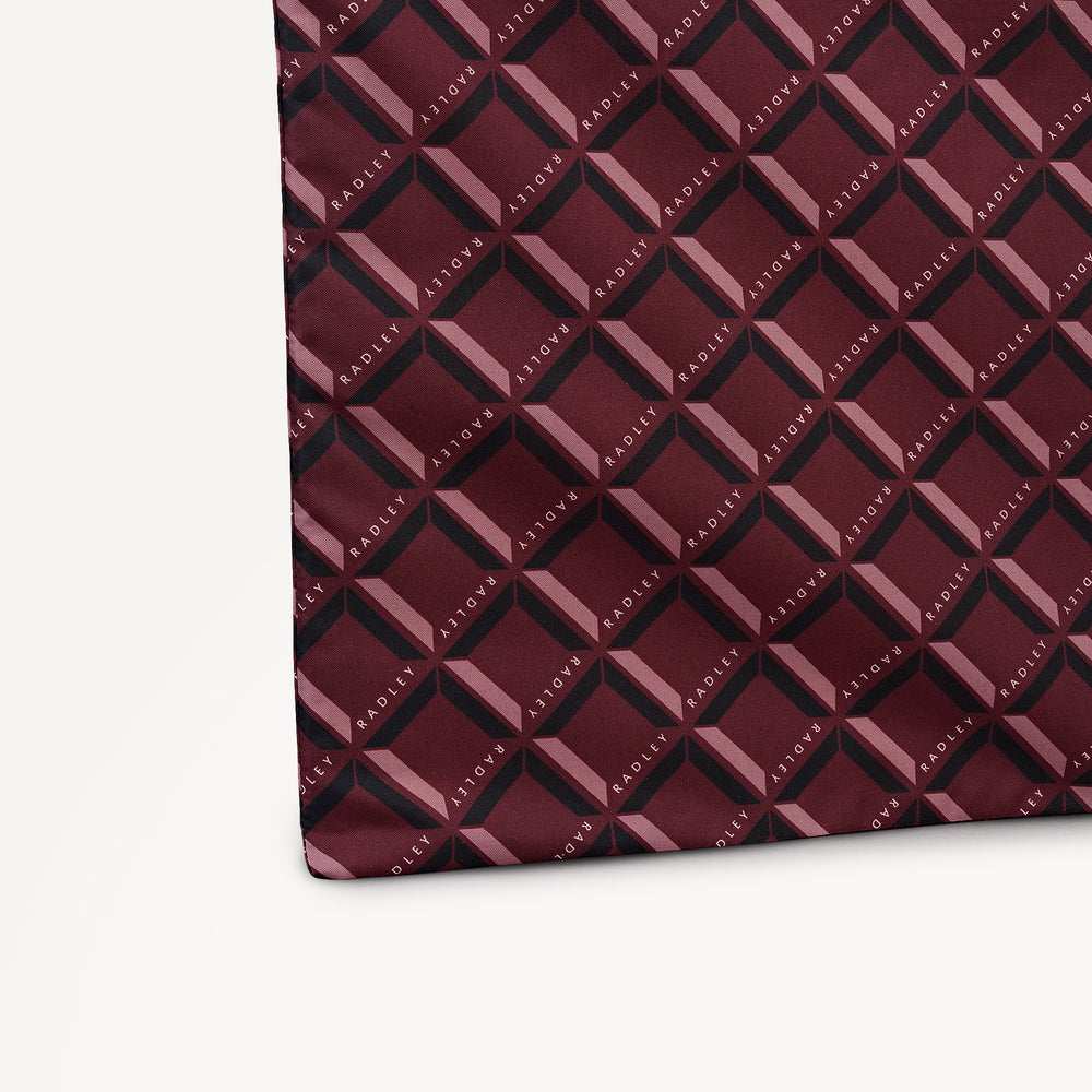 Radley Geo Responsible Foldaway Dark Cherry - 113256