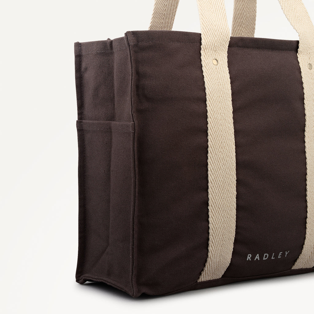 Bourdon Place Large Ziptop Tote Coffee - 113266