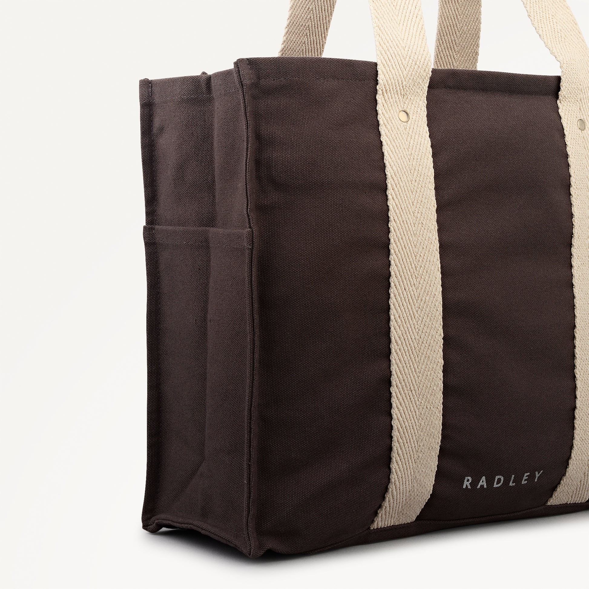 Bourdon Place Large Ziptop Tote Coffee - 113266