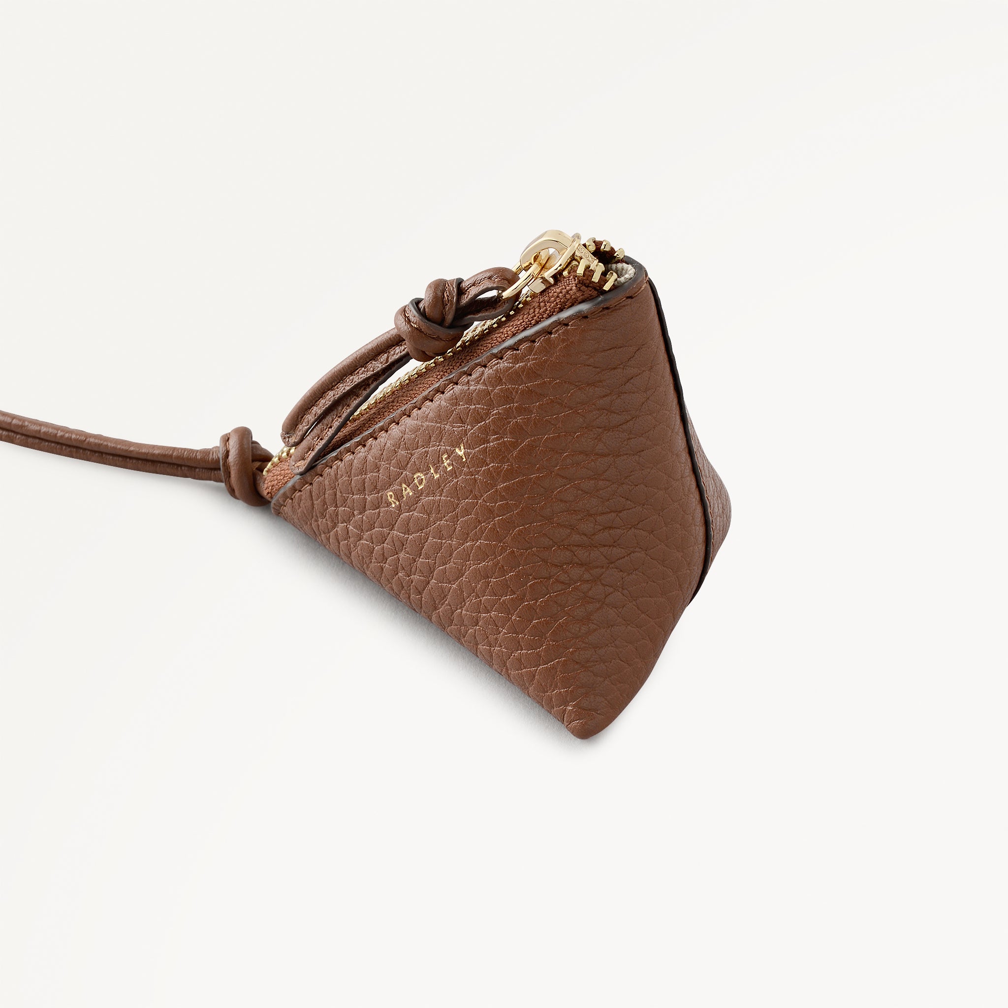 Triangle Street Small Bag Charm Cognac - 113268