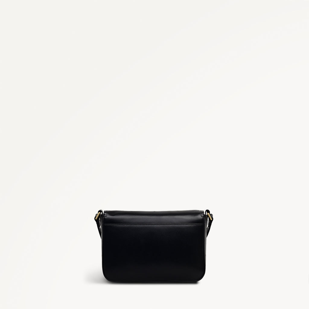 Percy Grove Medium Flapover Cross Body Black - 113279