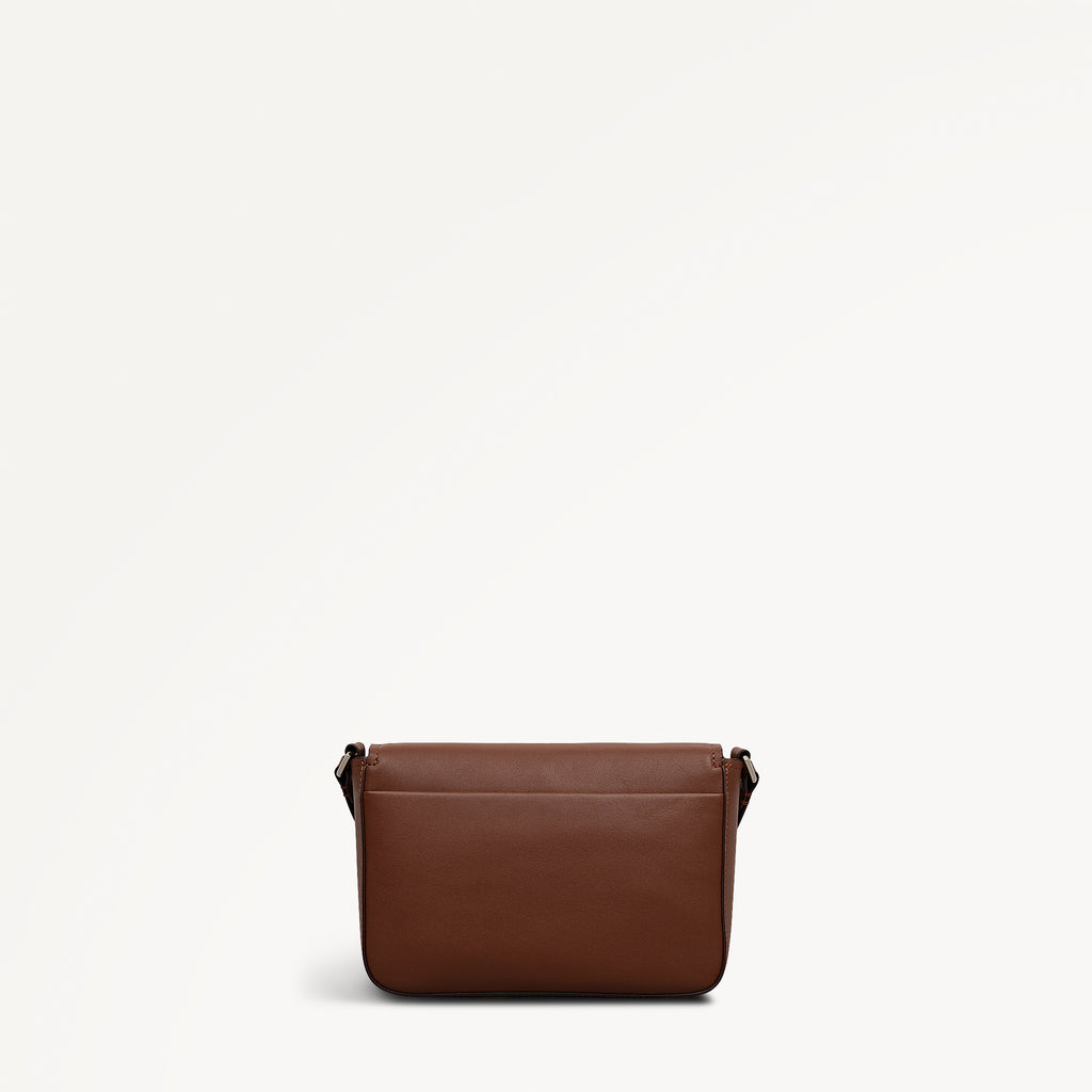 Percy Grove Medium Flapover Cross Body Cherrywood - 113282