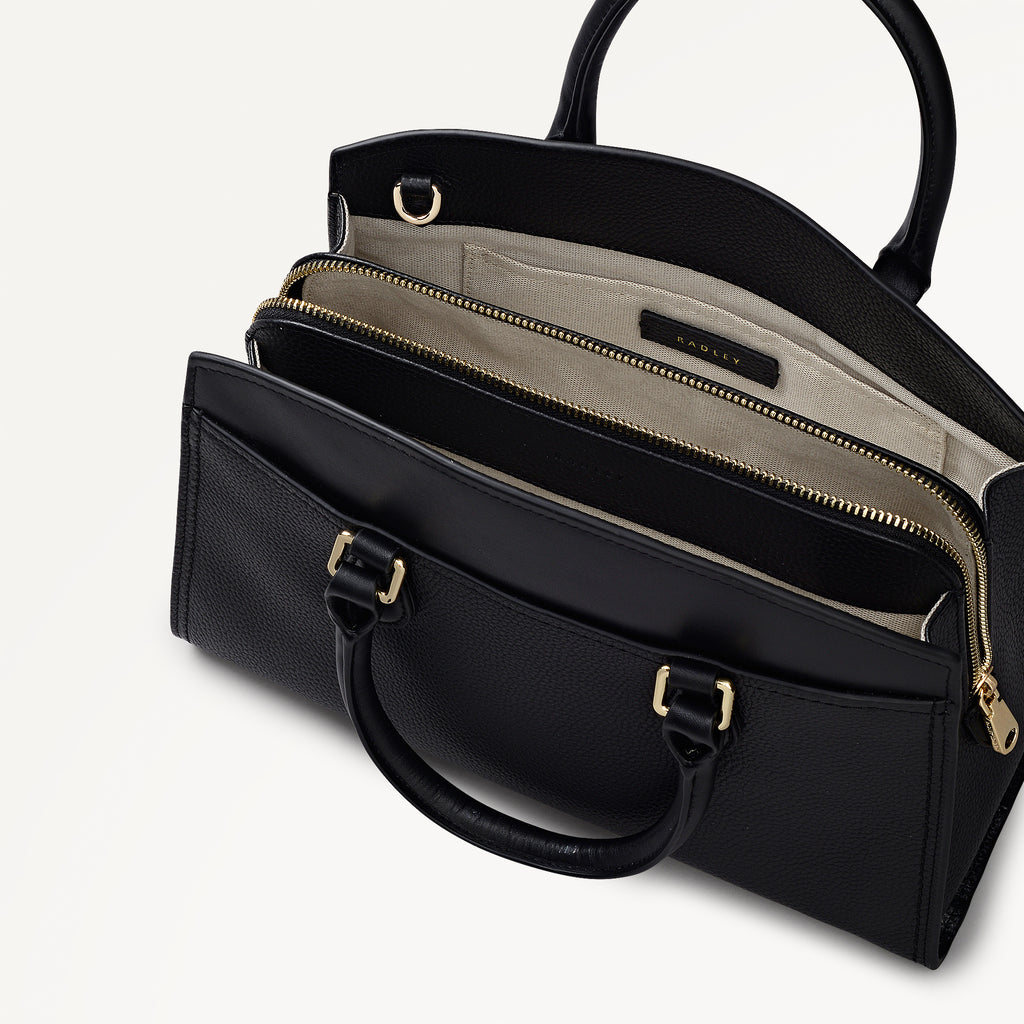 Portland Way Medium Zip Around Grab Black - 113284