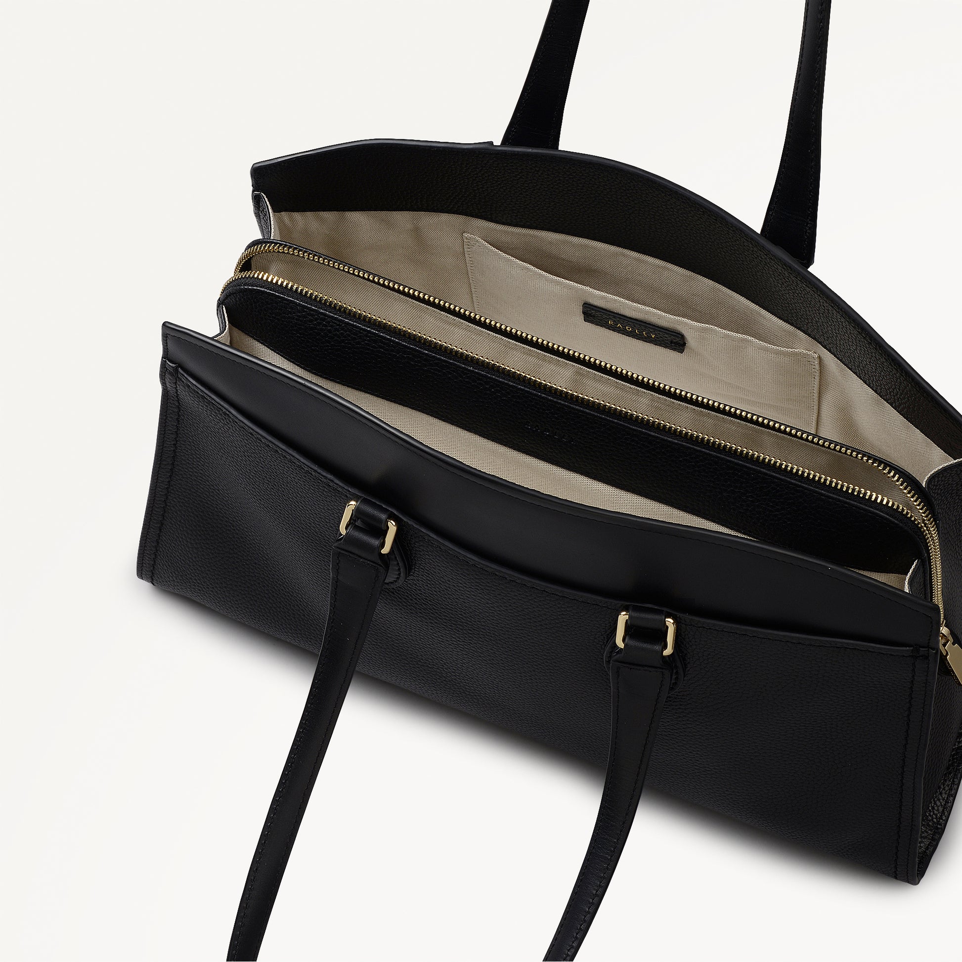 Portland Way Large Laptop Tote Black - 113285