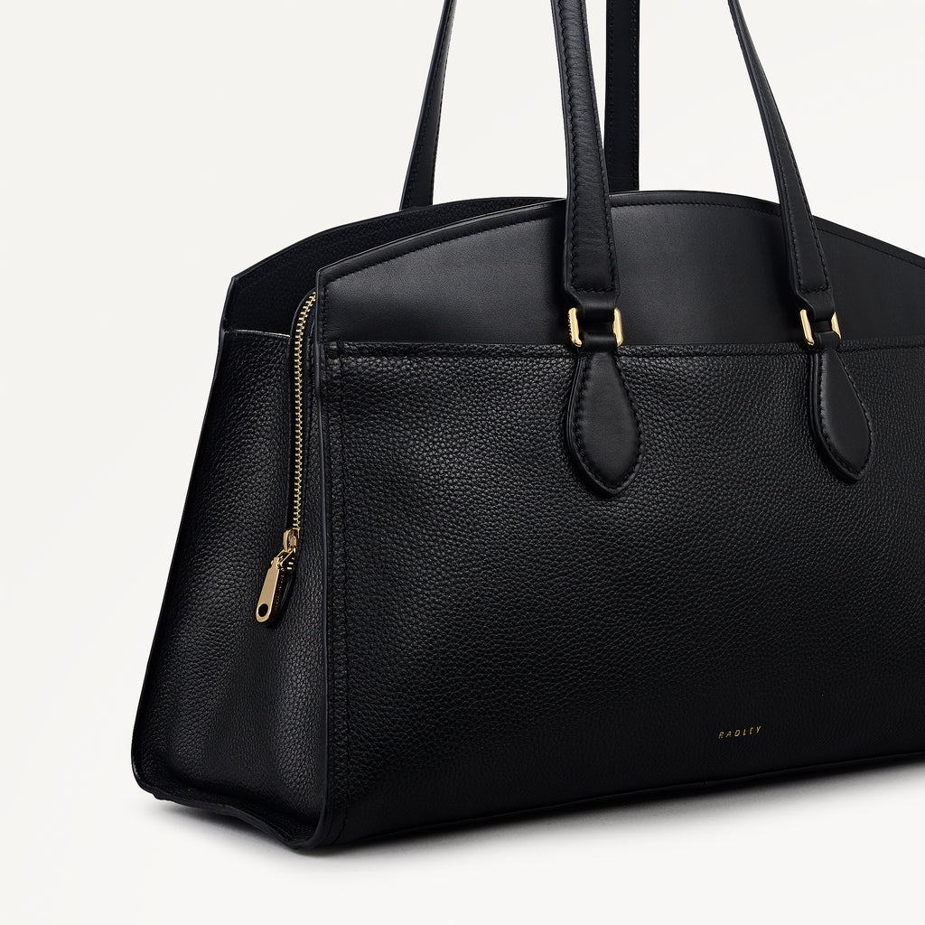 Portland Way Large Laptop Tote Black - 113285