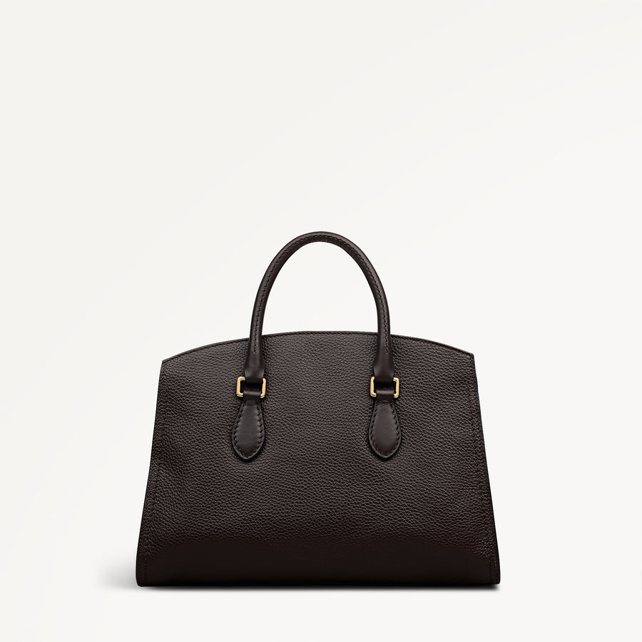 Portland Way Medium Zip Around Grab Dark Oak - 113295