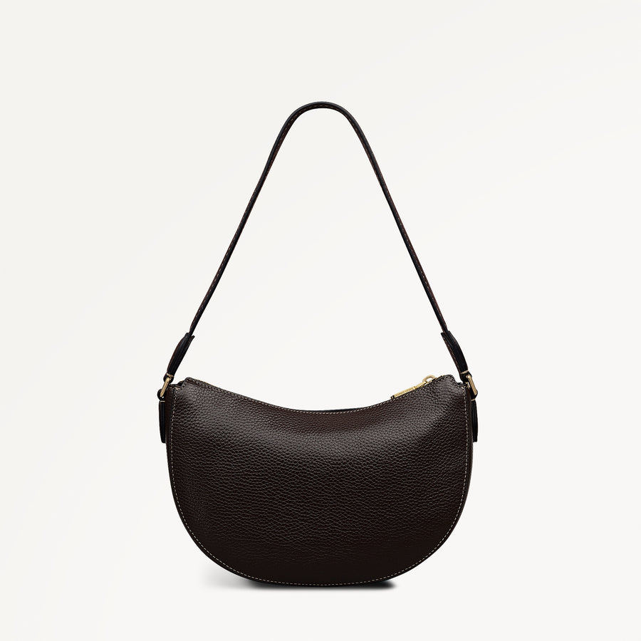 Portland Way Small Ziptop Shoulder Dark Oak - 113296