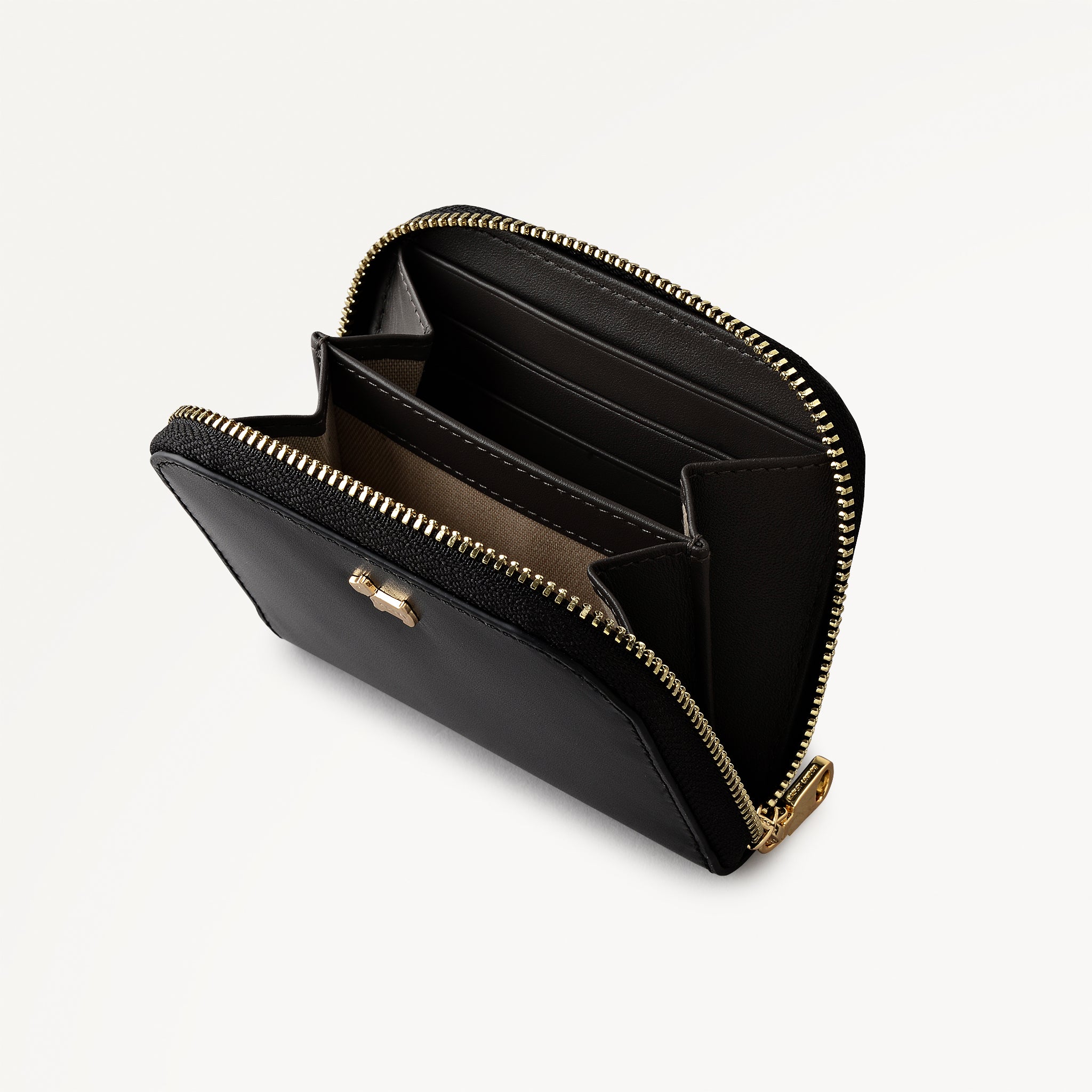 Percy Grove Small Zip Around Purse Black - 113301