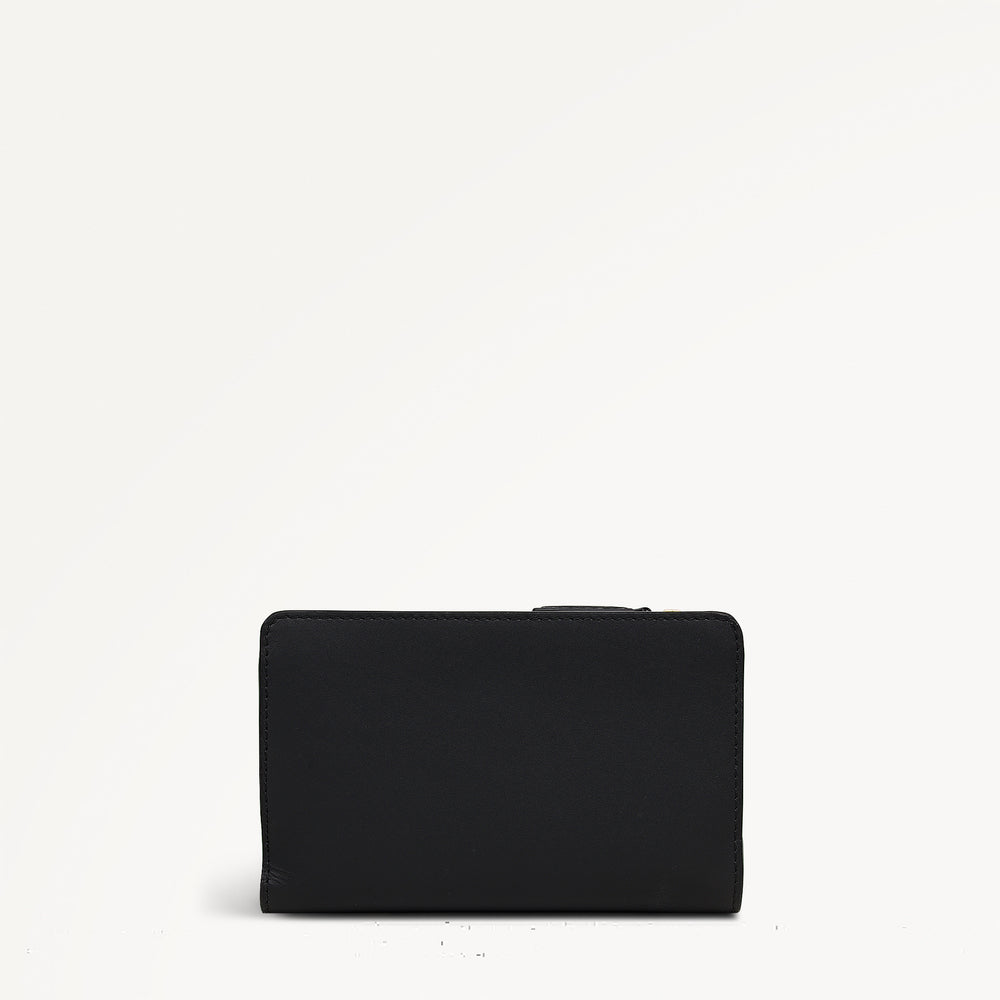 To The Moon Medium Bifold Purse Black - 113305