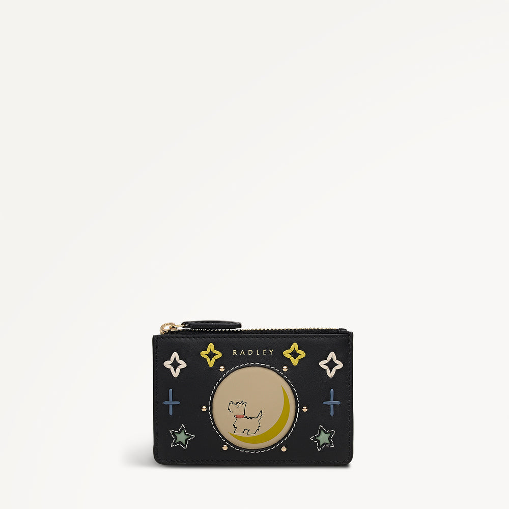 To The Moon Small Zip Card & Coin Holder - OSF12919