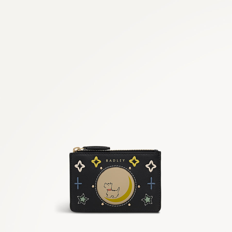 To The Moon Small Zip Card & Coin Holder - OSF12919