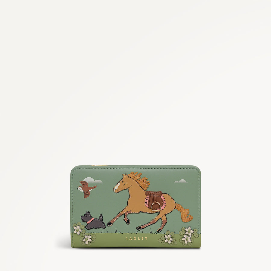 Lunar New Year - SS26 Medium Bifold Purse Pistachio - 113308