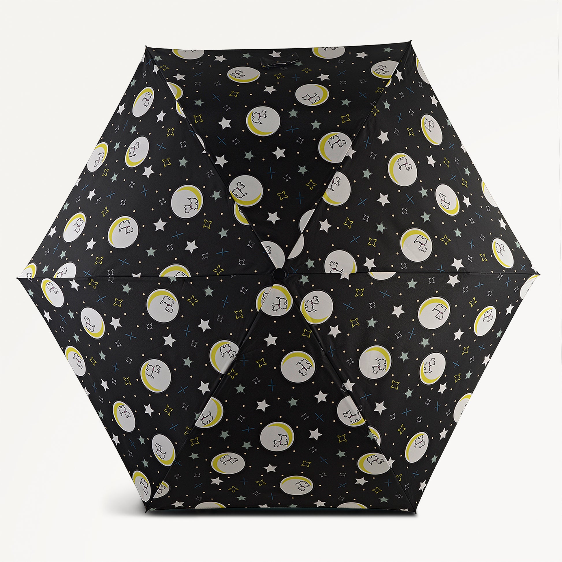 To The Moon Responsible Handbag Umbrella Black - 113309