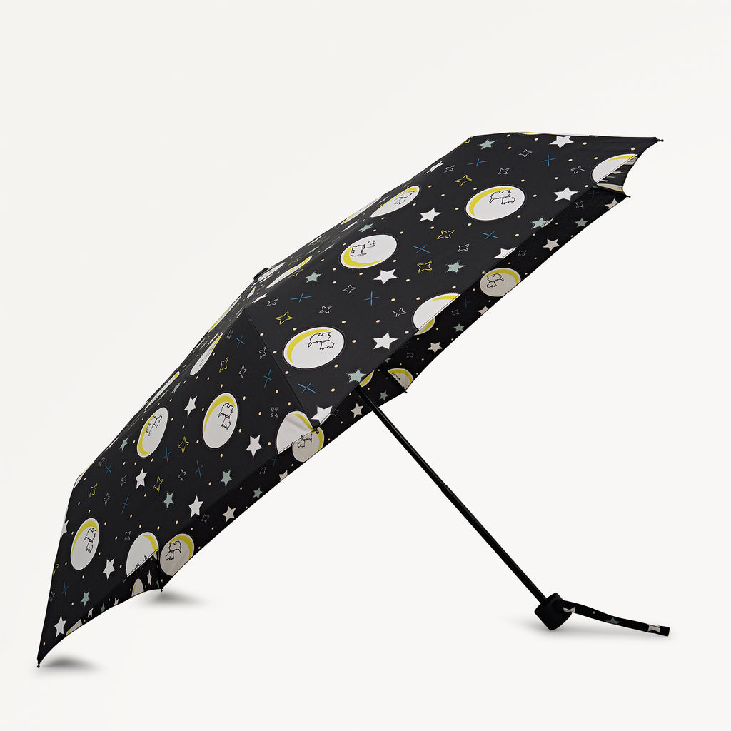 To The Moon Responsible Handbag Umbrella Black - 113309