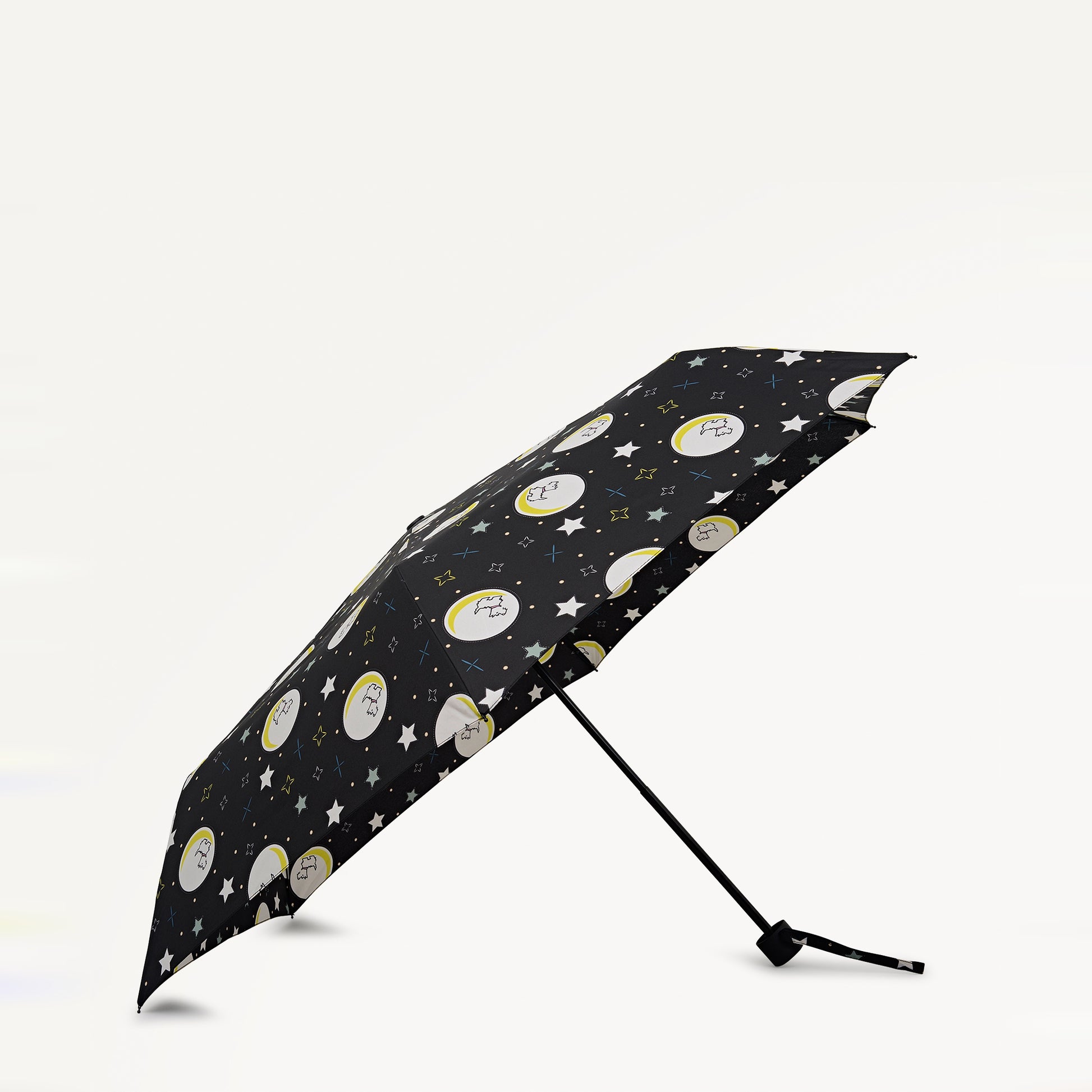 To The Moon Responsible Handbag Umbrella Black - 113309