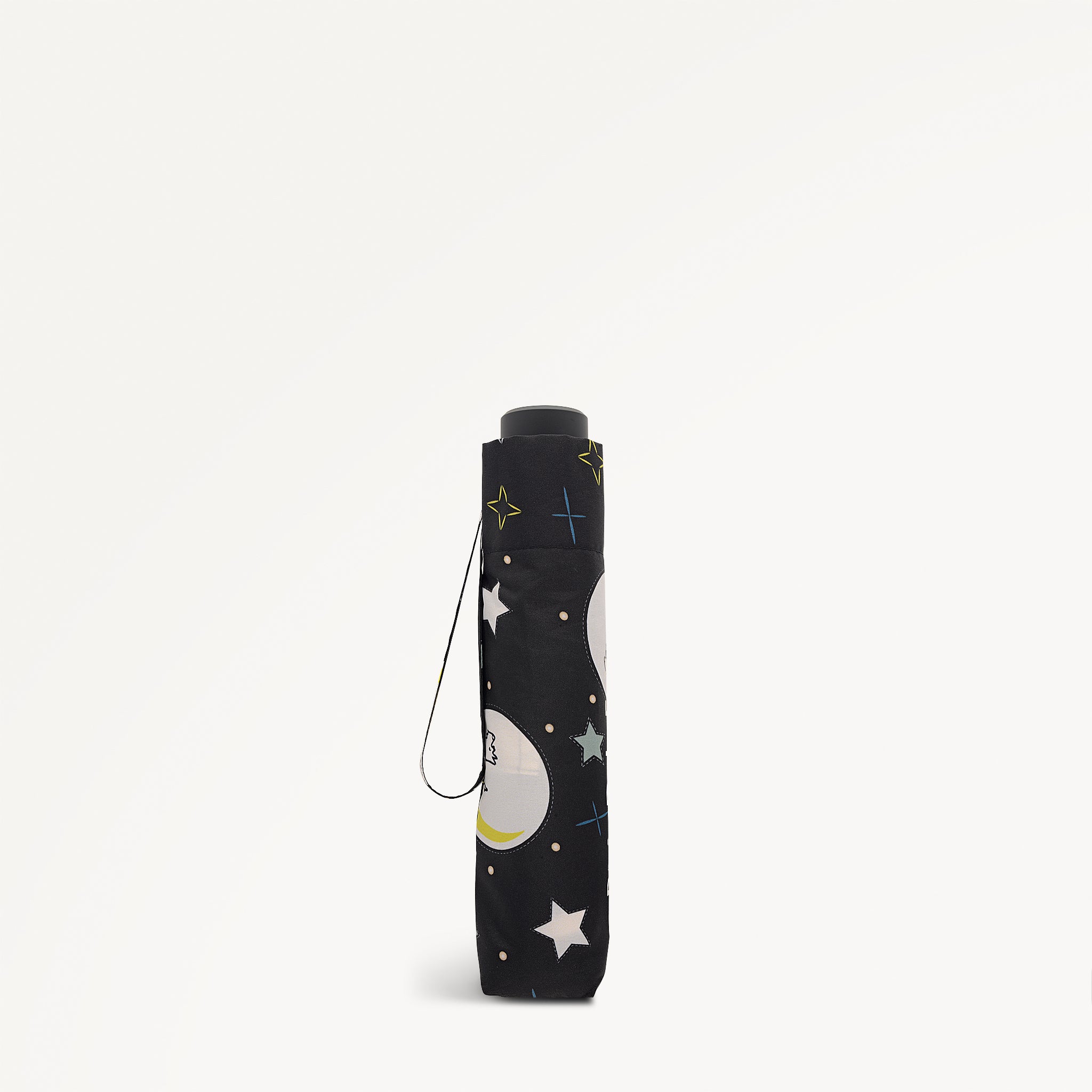 To The Moon Responsible Handbag Umbrella Black - 113309