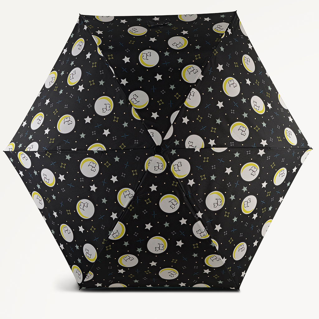 To The Moon Responsible Handbag Umbrella Black - 113309