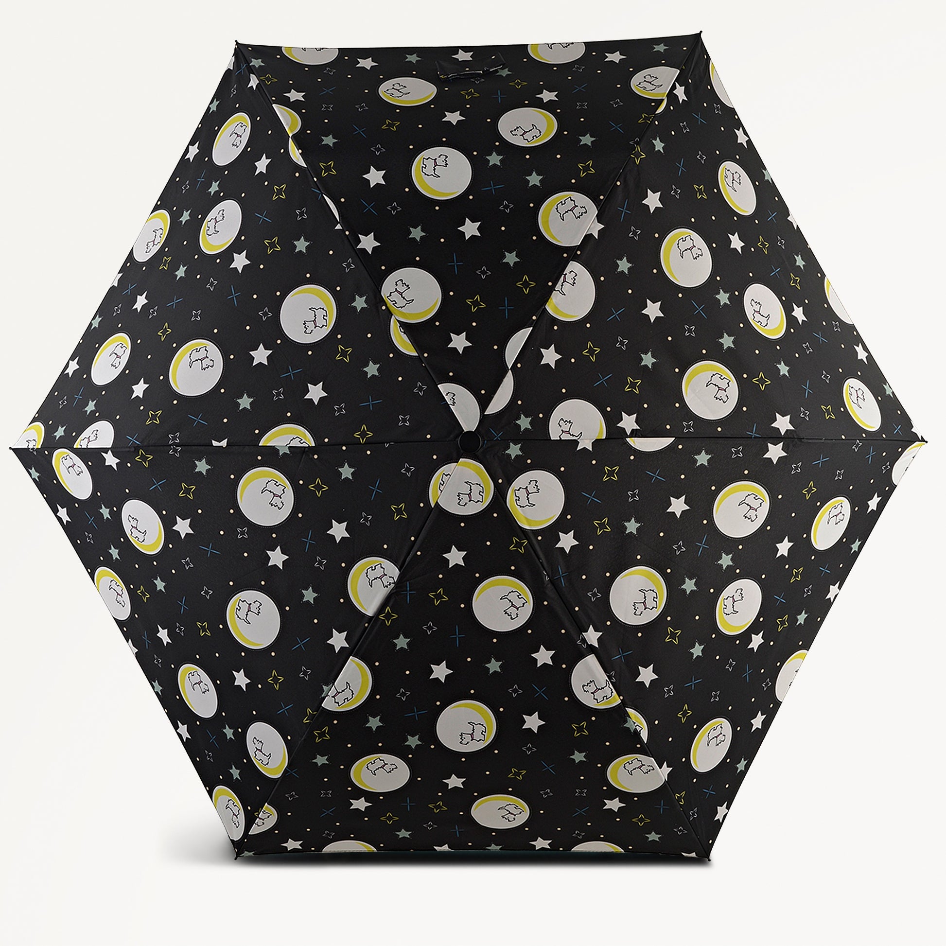 To The Moon Responsible Handbag Umbrella Black - 113309