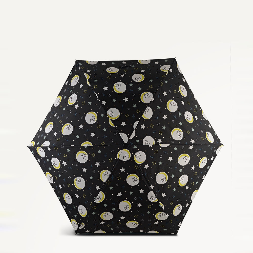 To The Moon Responsible Handbag Umbrella Black - 113309