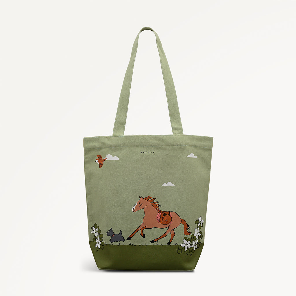Lunar New Year SS26 Medium Open Top Tote Pistachio - 113317
