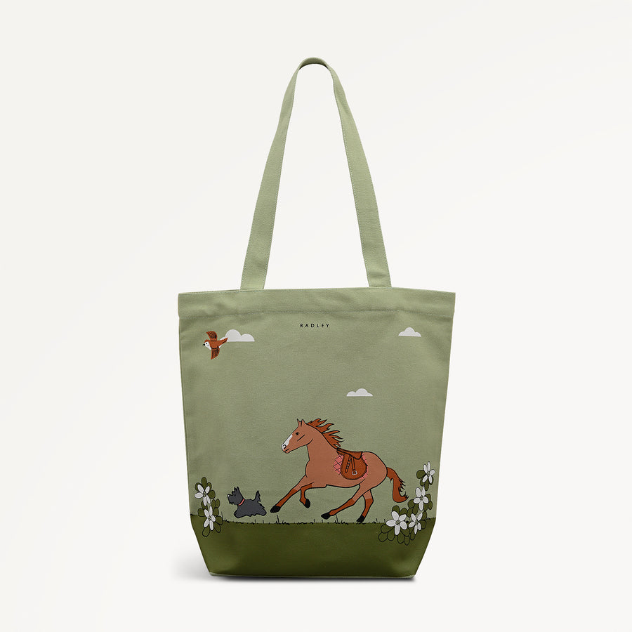 Lunar New Year SS26 Medium Open Top Tote Pistachio - 113317