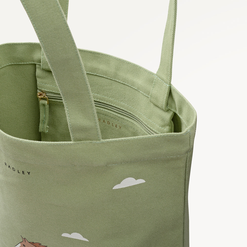 Lunar New Year SS26 Medium Open Top Tote Pistachio - 113317