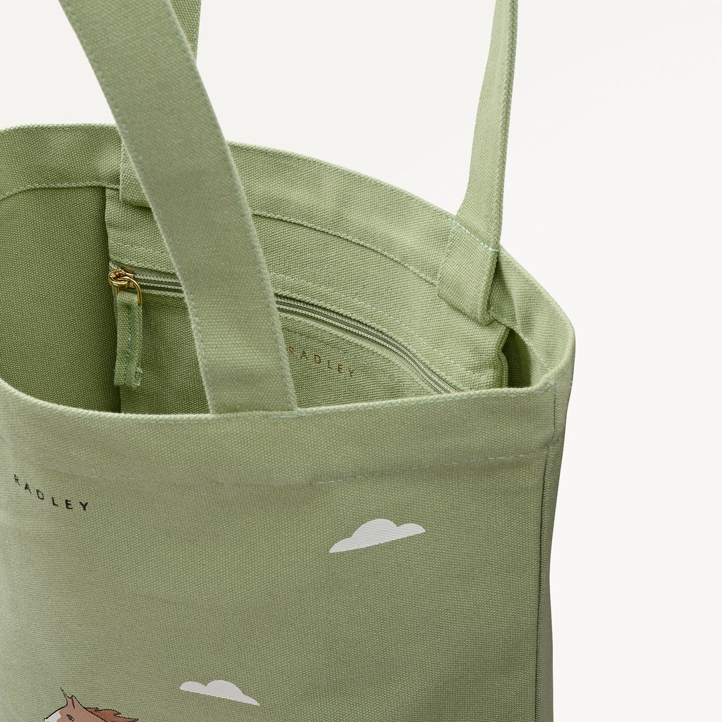 Lunar New Year SS26 Medium Open Top Tote Pistachio - 113317