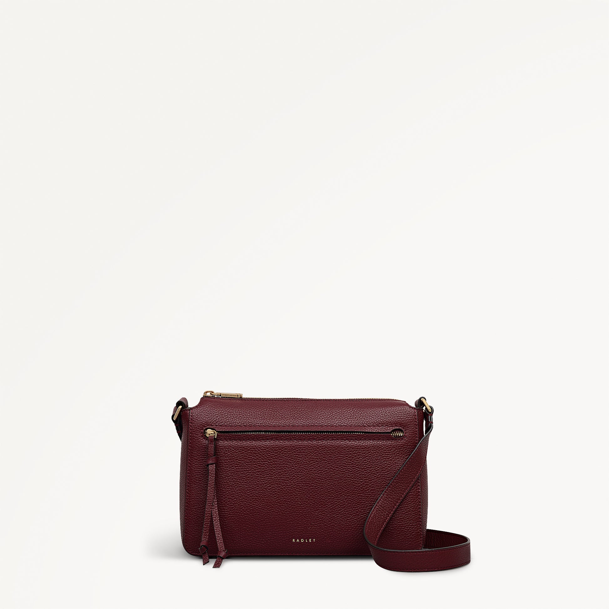 Fountain Park Small Ziptop Cross Body Merlot - 113328