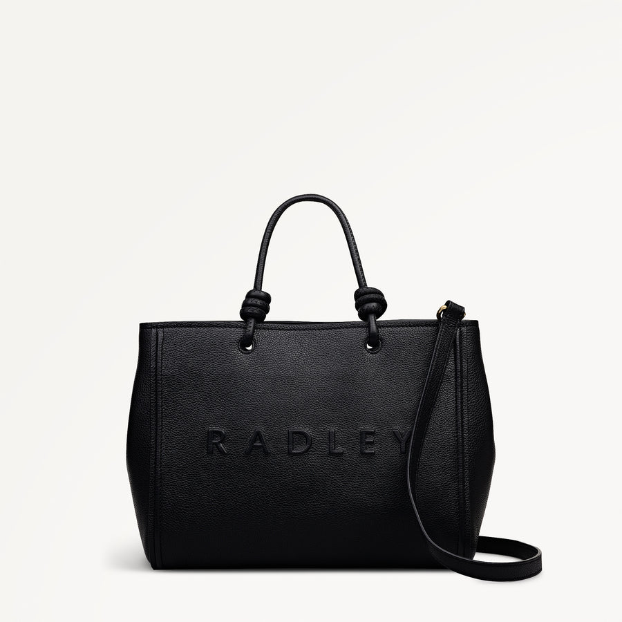 Ridgeway Gardens Medium Ziptop Grab Black - 113330